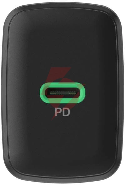 Ładowarka sieciowa greencell powersource solo30 30w 1xusb-c pd 3.0 qc 4.0+ czarna