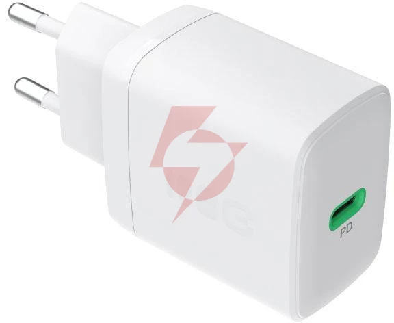 Ładowarka sieciowa greencell powersource solo30 30w 1xusb-c pd 3.0 qc 4.0+ biała