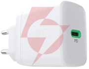 Ładowarka sieciowa greencell powersource solo30 30w 1xusb-c pd 3.0 qc 4.0+ biała