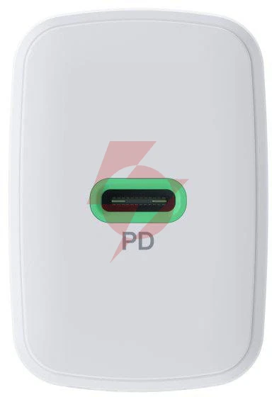 Ładowarka sieciowa greencell powersource solo30 30w 1xusb-c pd 3.0 qc 4.0+ biała