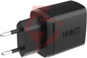 Ładowarka sieciowa greencell powersource duo30 30w 1xusb-c 1xusb-a pd 3.0 qc 4.0+ czarna