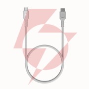 Kabel usb-c / usb-c greencell powerstream 30cm pd 100w biały w oplocie