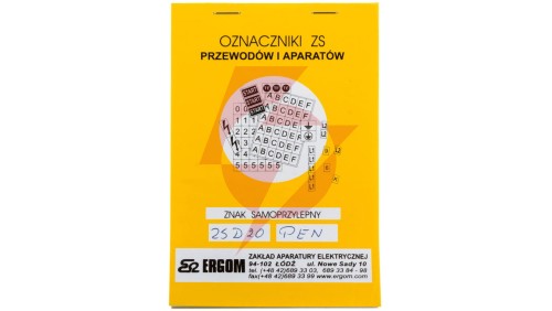 Znaki samoprzylepne ZS D20/PEN E04ZP-02030403600
