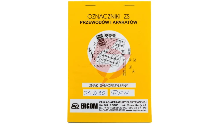 Znaki samoprzylepne ZS D20/PEN E04ZP-02030403600