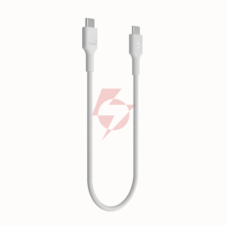 Kabel usb-c / usb-c greencell powerstream 120cm pd 100w biały w oplocie