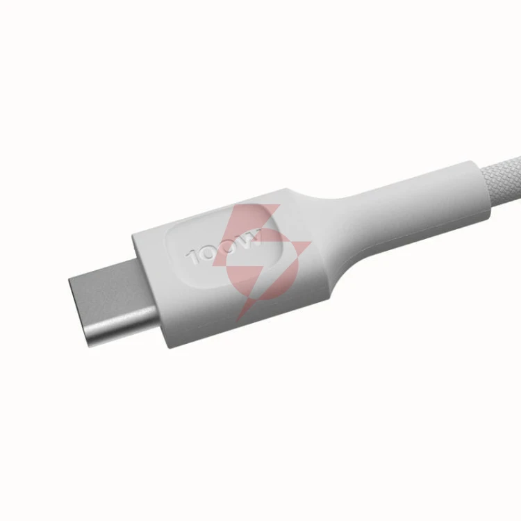 Kabel usb-c / usb-c greencell powerstream 120cm pd 100w biały w oplocie