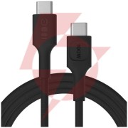 Kabel usb-c / usb-c greencell powerstream 200cm pd 100w czarny w oplocie
