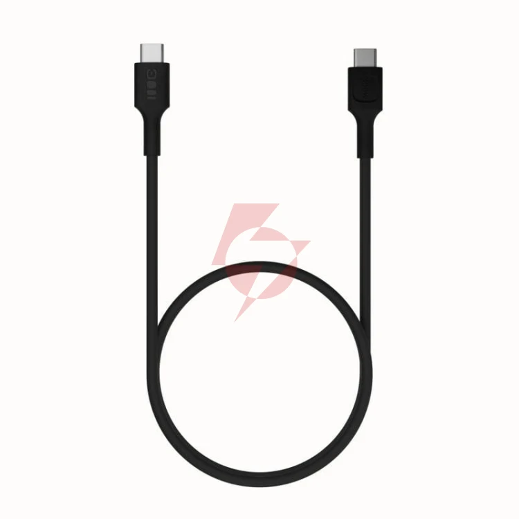 Kabel usb-c / usb-c greencell powerstream 200cm pd 100w czarny w oplocie