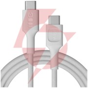 Kabel usb-c / usb-c greencell powerstream 200cm pd 100w biały w oplocie