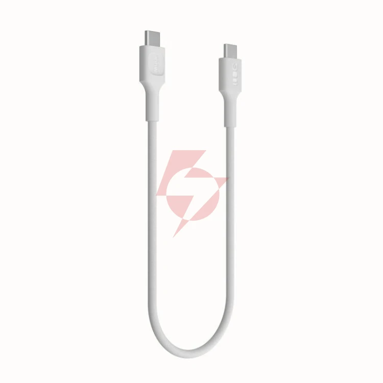 Kabel usb-c / usb-c greencell powerstream 200cm pd 100w biały w oplocie