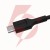 Kabel usb-c / usb-c greencell powerflex 30cm pd 100w czarny silikonowy