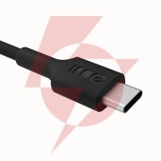Kabel usb-c / usb-c greencell powerflex 120cm pd 100w czarny silikonowy