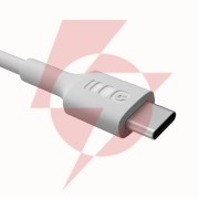 Kabel usb-c / usb-c greencell powerflex 120cm pd 100w biały silikonowy