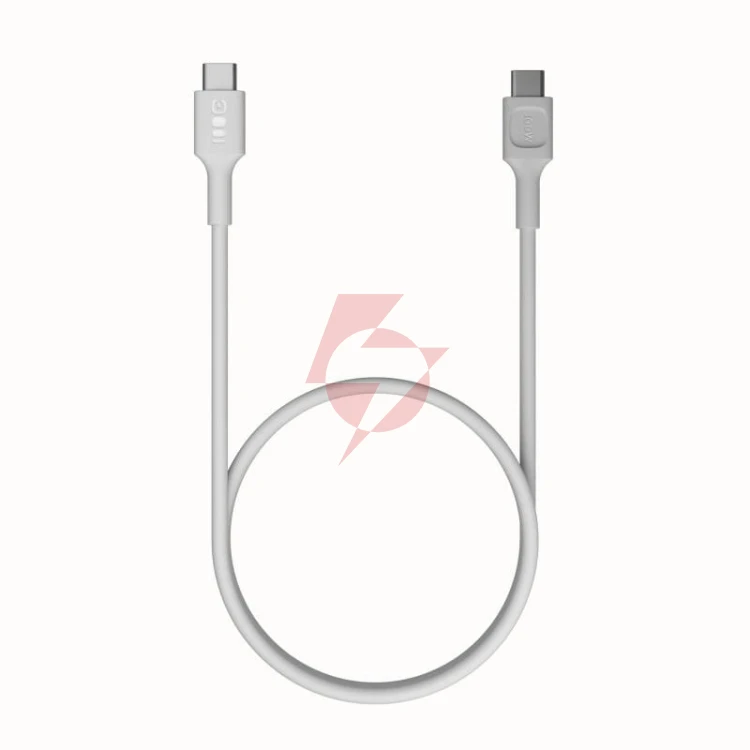 Kabel usb-c / usb-c greencell powerflex 200cm pd 100w biały silikonowy