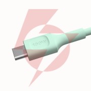 Kabel usb-c / usb-c greencell powerflex 30cm pd 100w zielony silikonowy