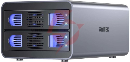 Unitek obudowa raid do dysku sata 2.5''/3.5'' – 4 tryby, 40tb, 5gb/s