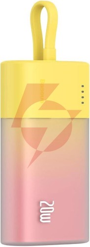 Powerbank baseus popsicle 5200mah 20w z wbudowanym kablem lightning