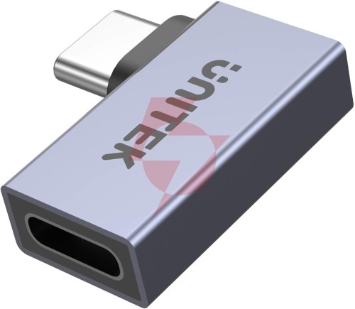 Unitek adapter usb-c na usb-c kątowy płaski 40gbps