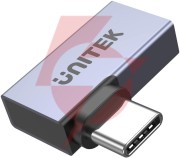 Unitek adapter usb-c na usb-c kątowy płaski 40gbps