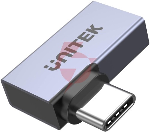 Unitek adapter usb-c na usb-c kątowy płaski 40gbps