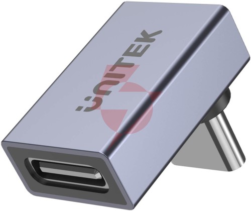 Unitek adapter usb-c na usb-c kątowy 40gbps 240w