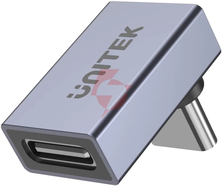Unitek adapter usb-c na usb-c kątowy 40gbps 240w