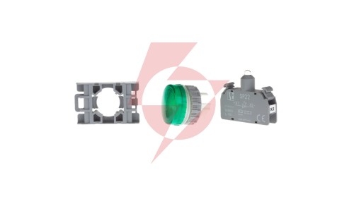 Lampka sygnalizacyjna 22mm zielona 24-230V AC/DC SP22-LZ-LED-UNIAC/DC