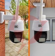 Kamera ip orllo z17 ultra 4k zewnętrzna obrotowa gsm na kartę sim 8mpx