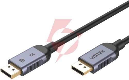 Kabel displayport unitek 1.4 8k 60hz, 4k 240hz, hdr, hdcp 2.3, dsc 1.2, 5m