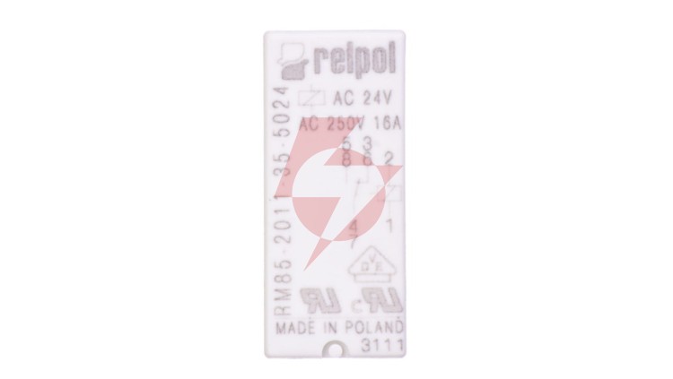 Przekaźnik miniaturowy 1P 16A 24V AC PCB AgNi RM85-2011-35-5024 604651