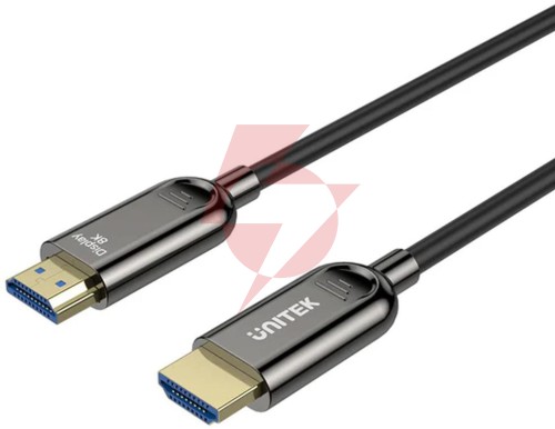 Unitek kabel optyczny hdmi 2.1 aoc 8k 120hz 20m