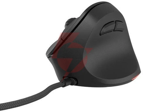 Mysz wertykalna natec crake 2 pro 12800dpi czarny