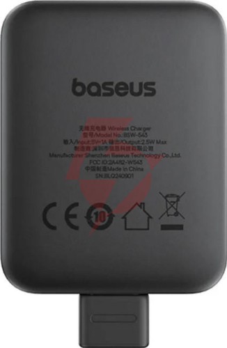 Ładowarka indukcyjna baseus magpro 2.5w magnetyczna do apple watch - czarna