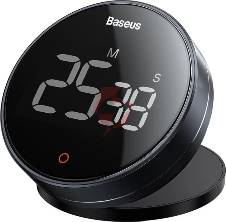 Baseus heyo pro obrotowy minutnik czasomierz elektroniczny timer szary