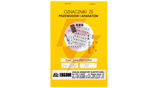 Znaki samoprzylepne ZS D20/PE E04ZP-02030403400