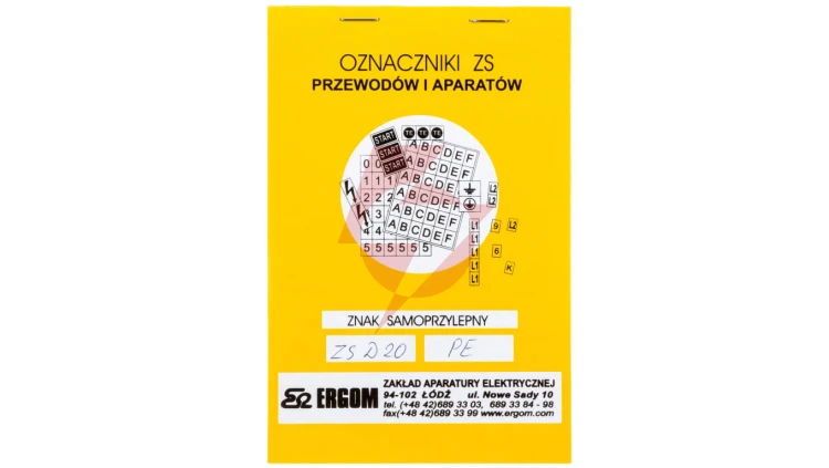 Znaki samoprzylepne ZS D20/PE E04ZP-02030403400