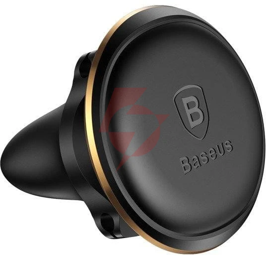 Uchwyt samochodowy baseus magnetic air vent holder magnetyczny na kratkę nawiewu - czarno-złoty