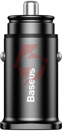 Baseus square ładowarka samochodowa 2x usb qc3.0 quick charge 3.0 scp afc 30w czarny
