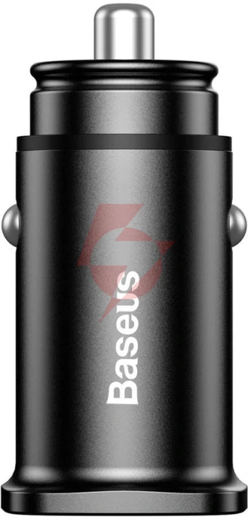 Baseus square ładowarka samochodowa 2x usb qc3.0 quick charge 3.0 scp afc 30w czarny