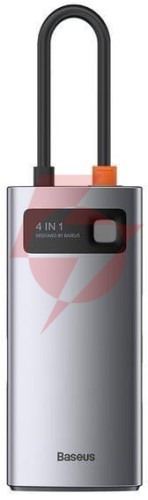 Hub usb baseus metal gleam 4w1