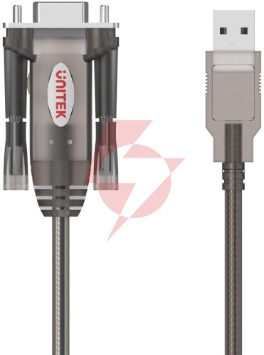 Kabel usb unitek szeregowy usb-a do rs232 (db9f)
