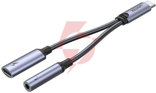 Unitek adapter usb-c na minijack 3,5mm i usb-c 60w