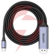 Unitek adapter usb-c na dp 1.4 8k@60hz kabel 1,8m