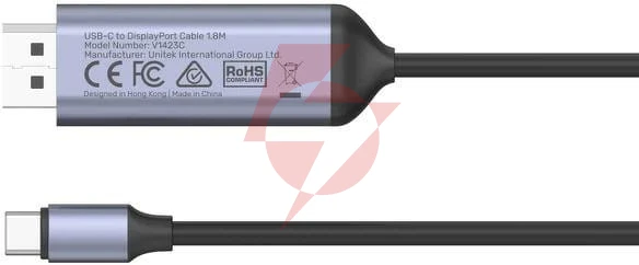 Unitek adapter usb-c na dp 1.4 8k@60hz kabel 1,8m