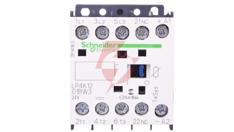 Stycznik mocy 12A 3P 24V DC 0Z 1R LP4K1201BW3