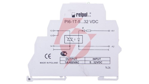 Przekaźnik interfejsowy 1Z 5-32V DC PI6-1T-5-32VDC 854603