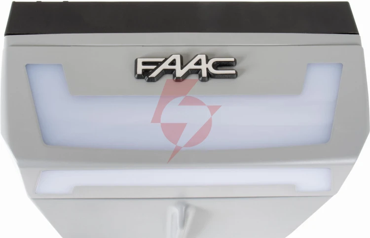 Zestaw faac d600 fds do bram garażowych z 3m szyną dwuczęściową kewlarową