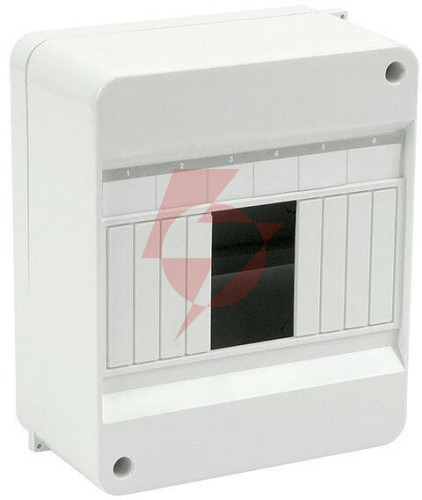 Rozdzielnica n/t rno 6 ip30 140x117x67mm, biała | 5.6 elektro-plast opatówek