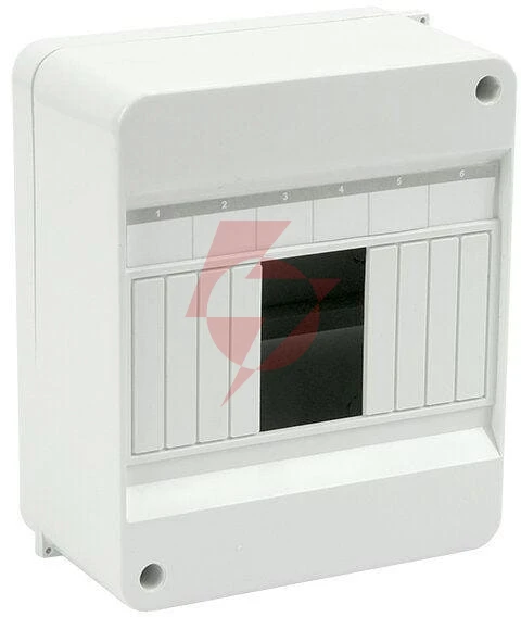 Rozdzielnica n/t rno 6 ip30 140x117x67mm, biała | 5.6 elektro-plast opatówek