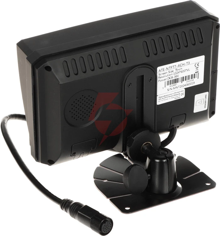 Rejestrator mobilny z monitorem ate-ntft7-4ch-t3 4 kanały 7 " autone